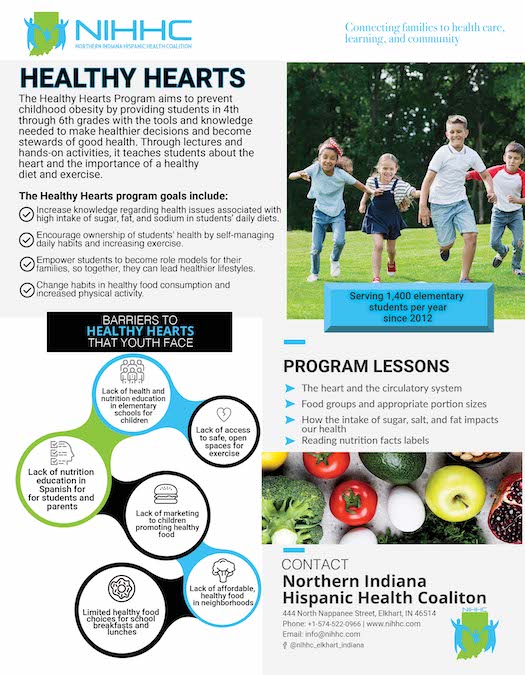 healthy hearts program flyer